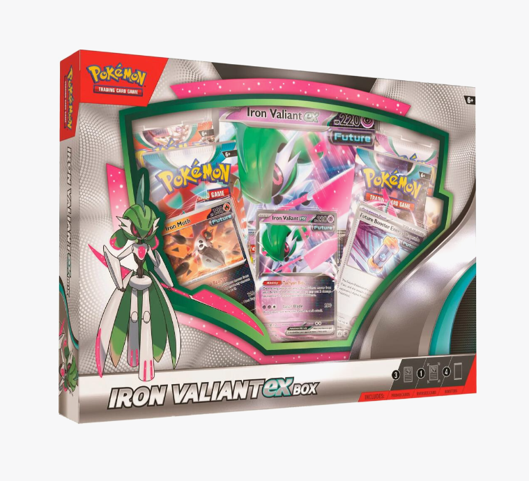 Roaring Moon or Iron Valiant EX Box