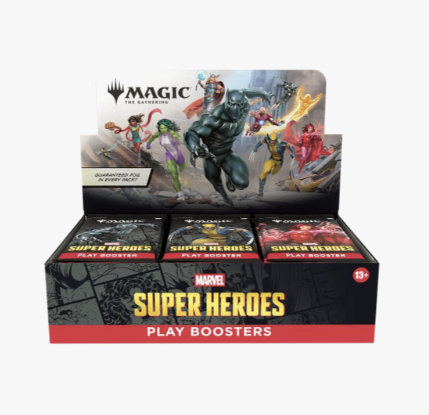 Marvel Heroes - Play Booster Display