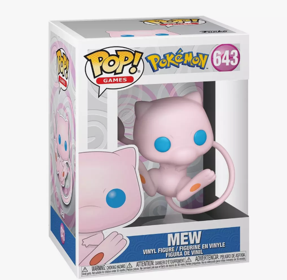 Funko POP! Games: Pokemon Mew 3.75-in Vinyl Figure