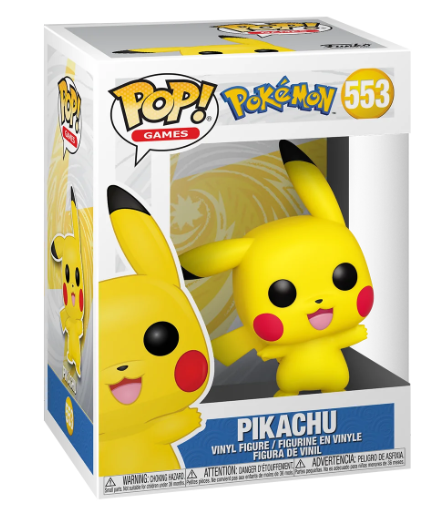 Pokemon Pikachu Waving Funko Pop! Vinyl Figure #553 Diamond Collection