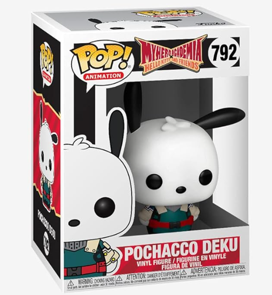 Funko Pop! Animation: Sanrio/My Hero Academia - Pochacco-Deku, Multicolor