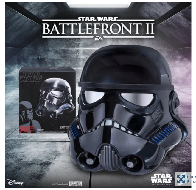 Star Wars The Black Series Shadow Trooper Electronic Voice-Changer Helmet Prop Replica - Exclusive