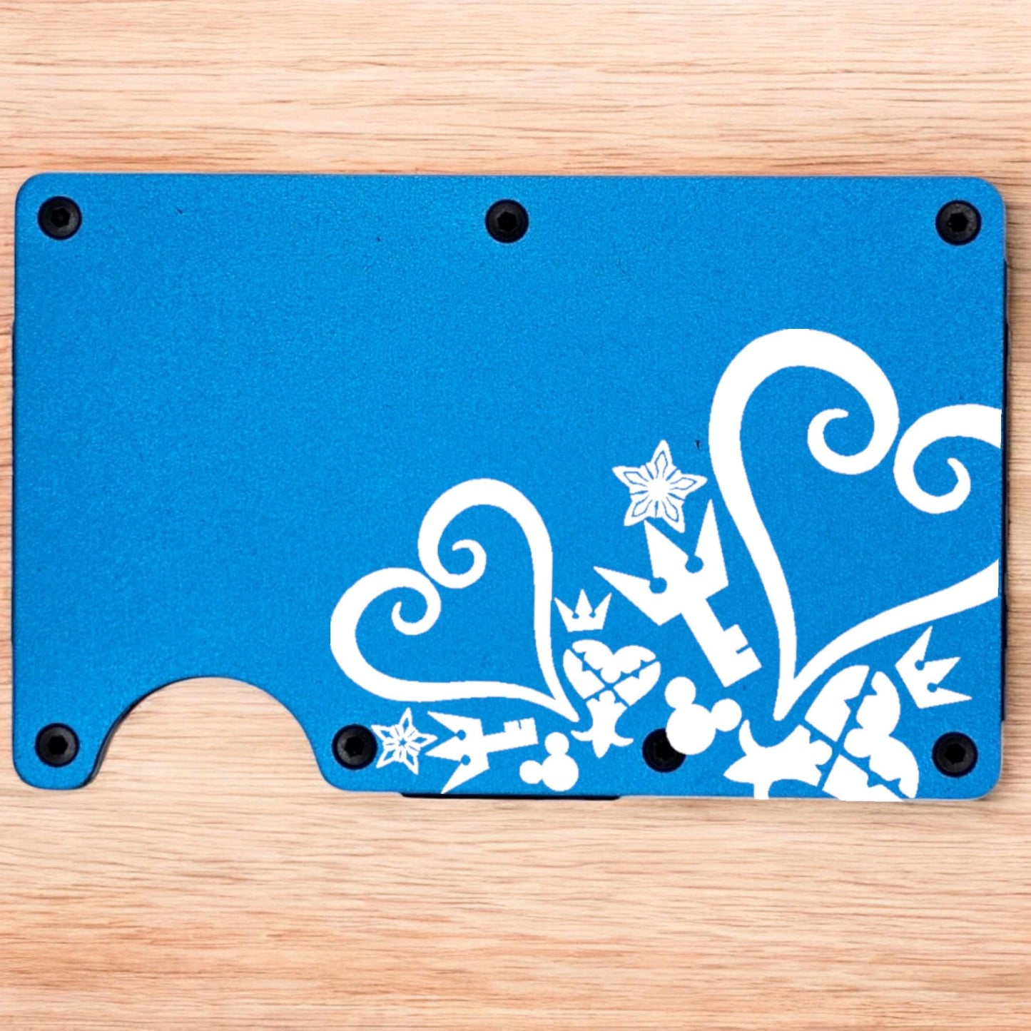 Destiny Crossroads RFID Metal Wallet – Engraved Minimalist Card Holder