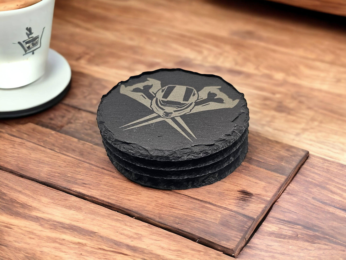 Ringborne Defender Slate Coaster Set (4pc) – Finish the Fight