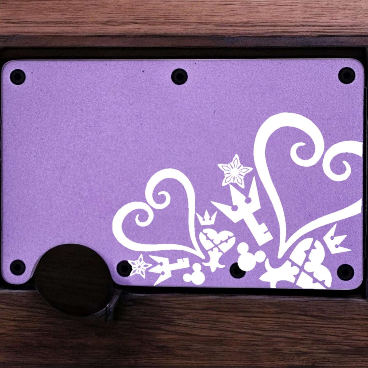 Destiny Crossroads RFID Metal Wallet – Engraved Minimalist Card Holder