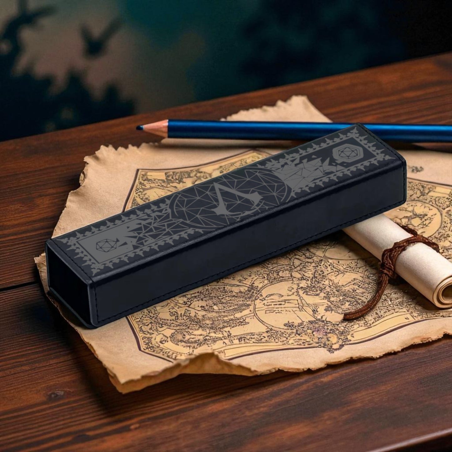 Rogue Faux Leather Dice Vault