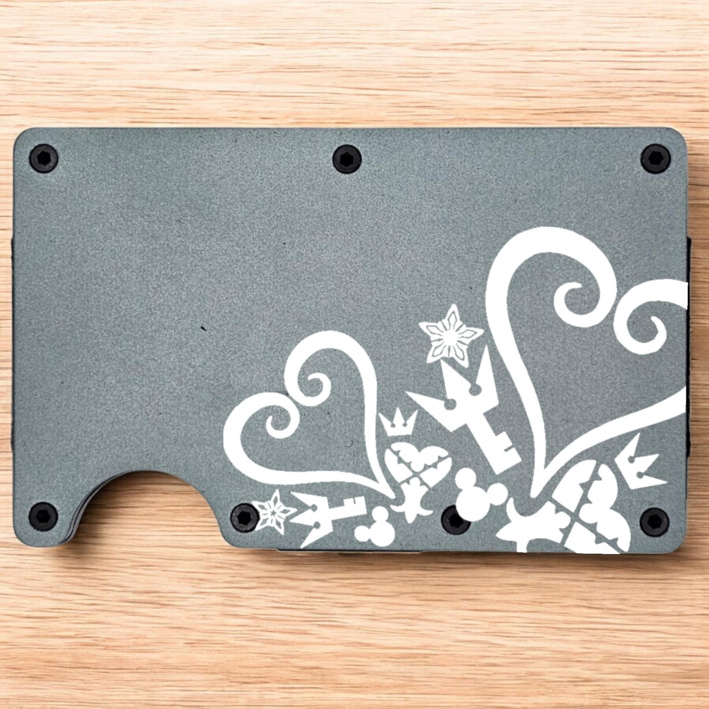 Destiny Crossroads RFID Metal Wallet – Engraved Minimalist Card Holder