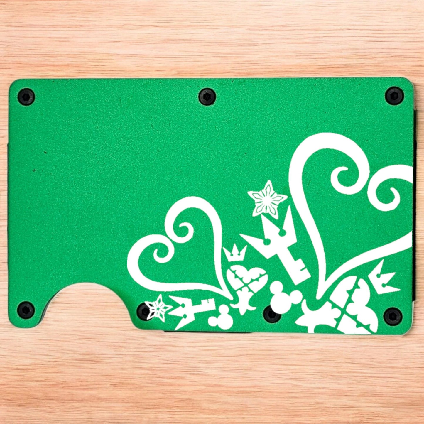 Destiny Crossroads RFID Metal Wallet – Engraved Minimalist Card Holder