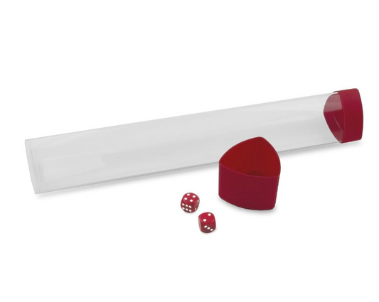 Playmat Tube with Dice Cap - Red
