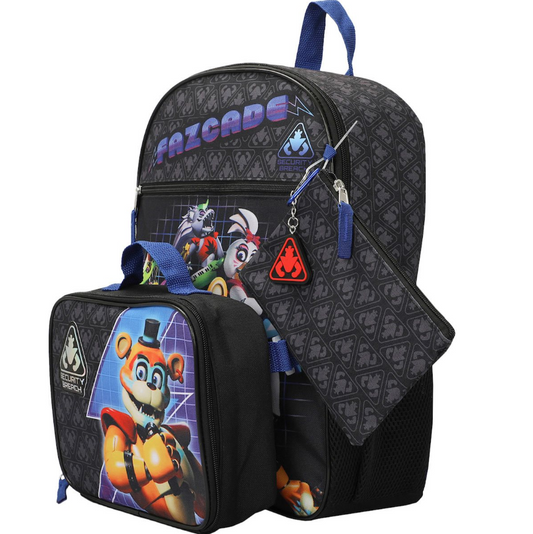 Five Nights at Freddy's Backpack 5-Piece Set