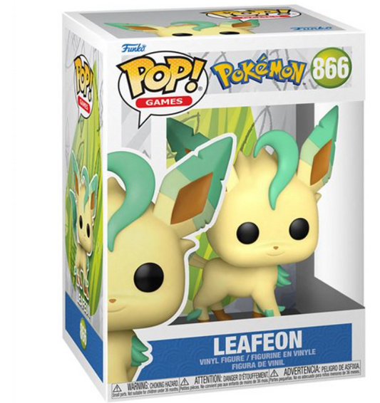 Pokemon Leafeon Funko Pop! Vinyl Figure #866
