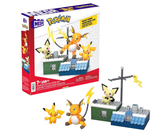 Mega Pokemon - Pikachu Evolution Set