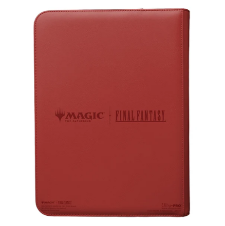 9 Pocket PRO Premium Zippered Binder - Final Fantasy