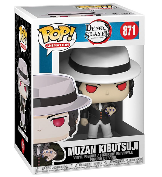 Funko POP Animation: Demon Slayer - Muzan Kibutsuji,Multicolor