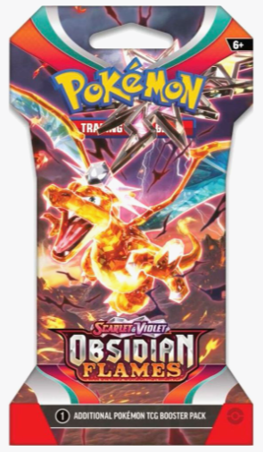 Scarlet & Violet: Obsidian Flames Booster Pack - Sleeved