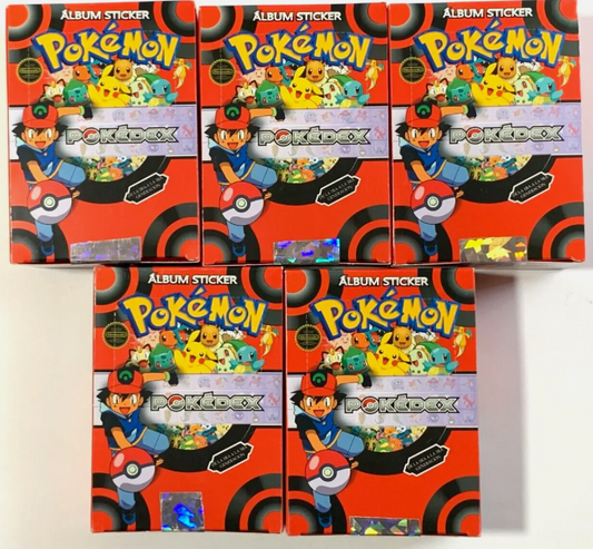 Pokemon Pokedex Album Sticker Box