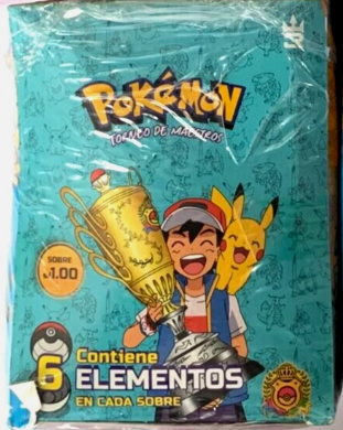 Pokémon Peruvian Elementos Sticker Booster Box