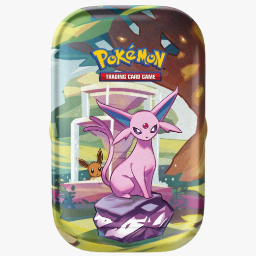 Prismatic Evolutions Mini Tin