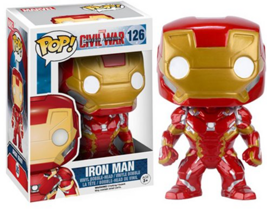 Captain America: Civil War Iron Man Funko Pop! Vinyl Figure #126