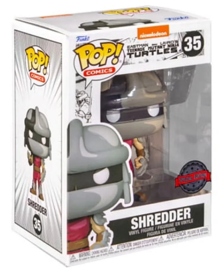 Teenage Mutant Ninja Turtles Comic Shredder Pop! Vinyl Figure
