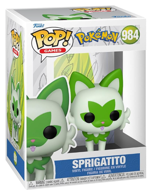 Funko Pop! Games: Pokemon - Sprigatito - Poussacha - Collectible Vinyl Figure - Gift Idea - Official Products - Toys for Children and Adults - Video Games Fans