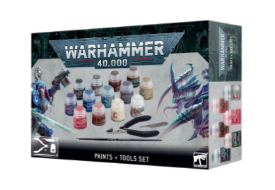 Warhammer 40K: Paints + Tools Set