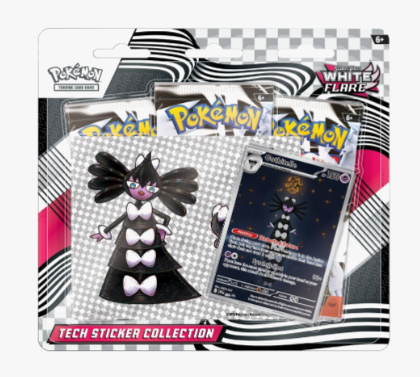 White Flare Tech Sticker Collection