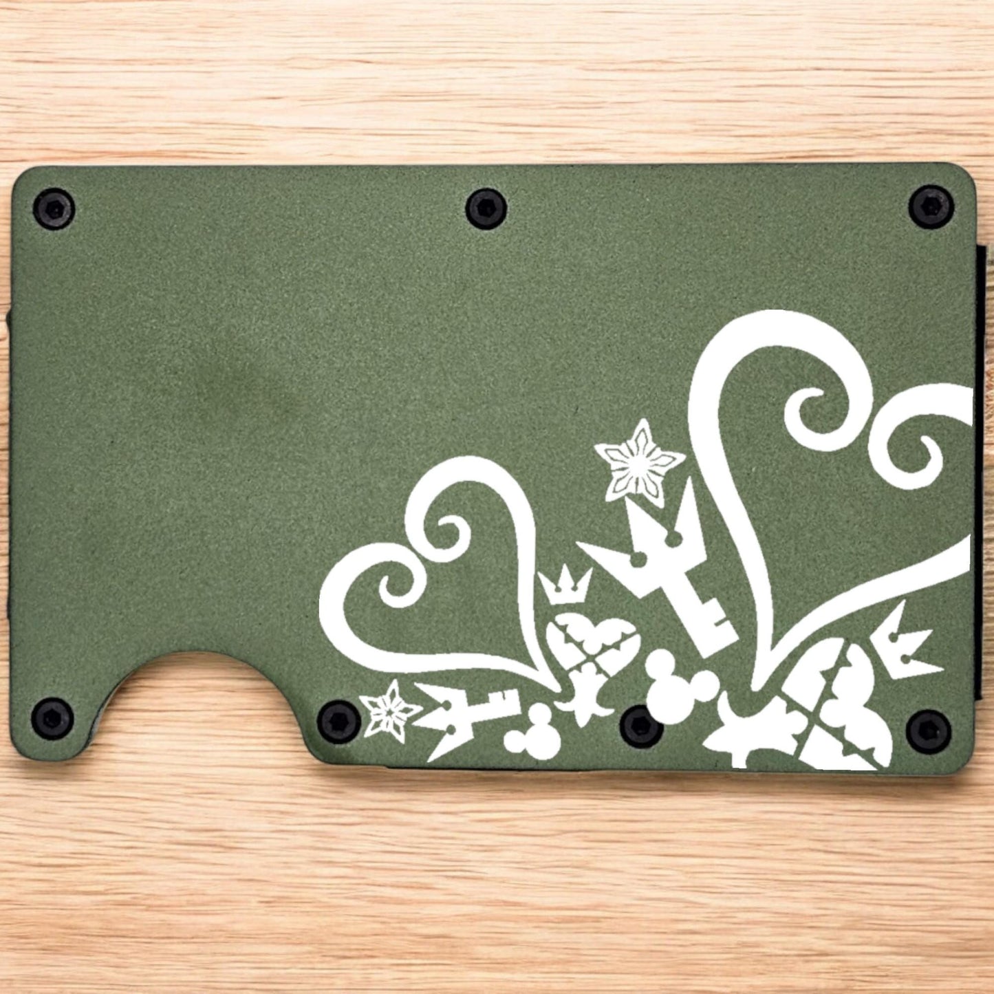 Destiny Crossroads RFID Metal Wallet – Engraved Minimalist Card Holder