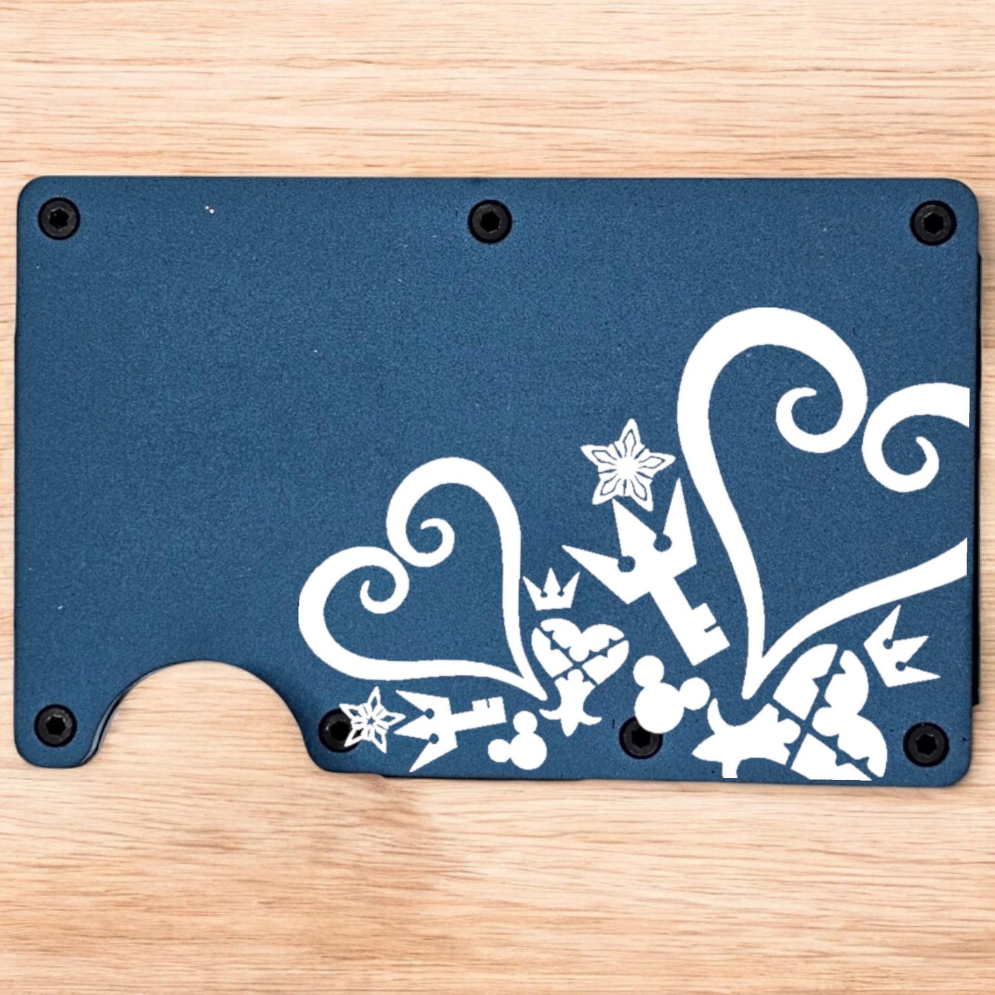 Destiny Crossroads RFID Metal Wallet – Engraved Minimalist Card Holder