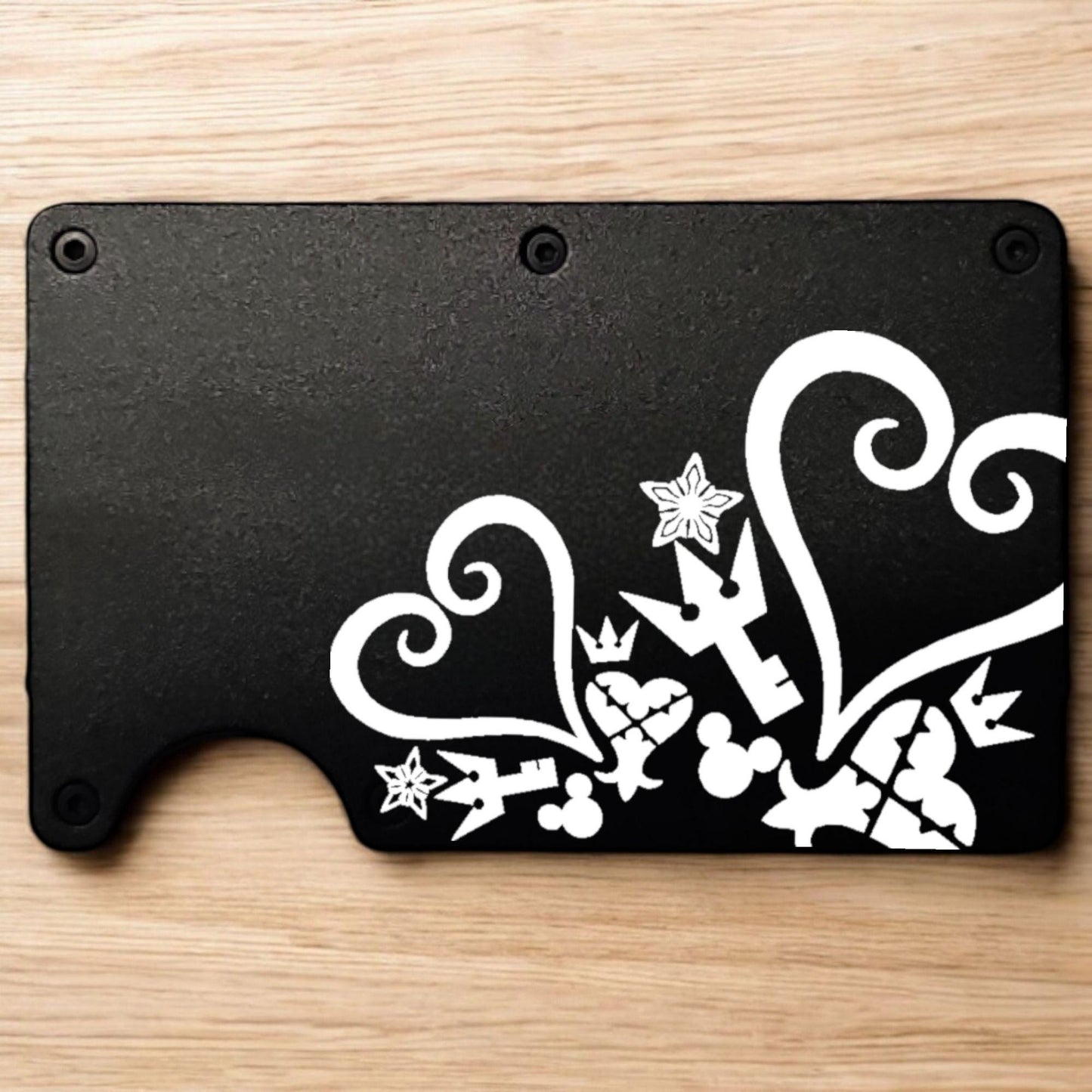 Destiny Crossroads RFID Metal Wallet – Engraved Minimalist Card Holder